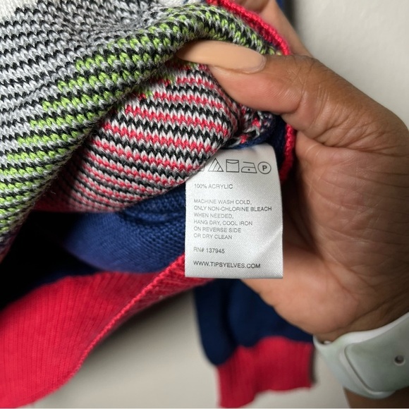 Tipsy Elves Men Sweater Medium Christmas Beer Keg Santa Elves Holiday Ugly - Picture 2 of 10